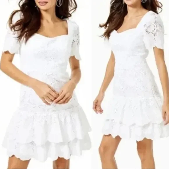 Lily Pulitzer Restor White Booni Dress - Picture 2 of 10